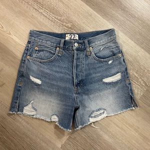 Free People Jean Shorts